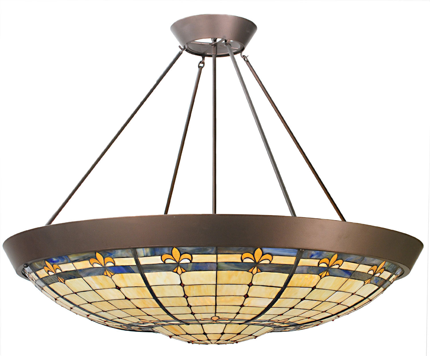 Ten Light Inverted Pendant