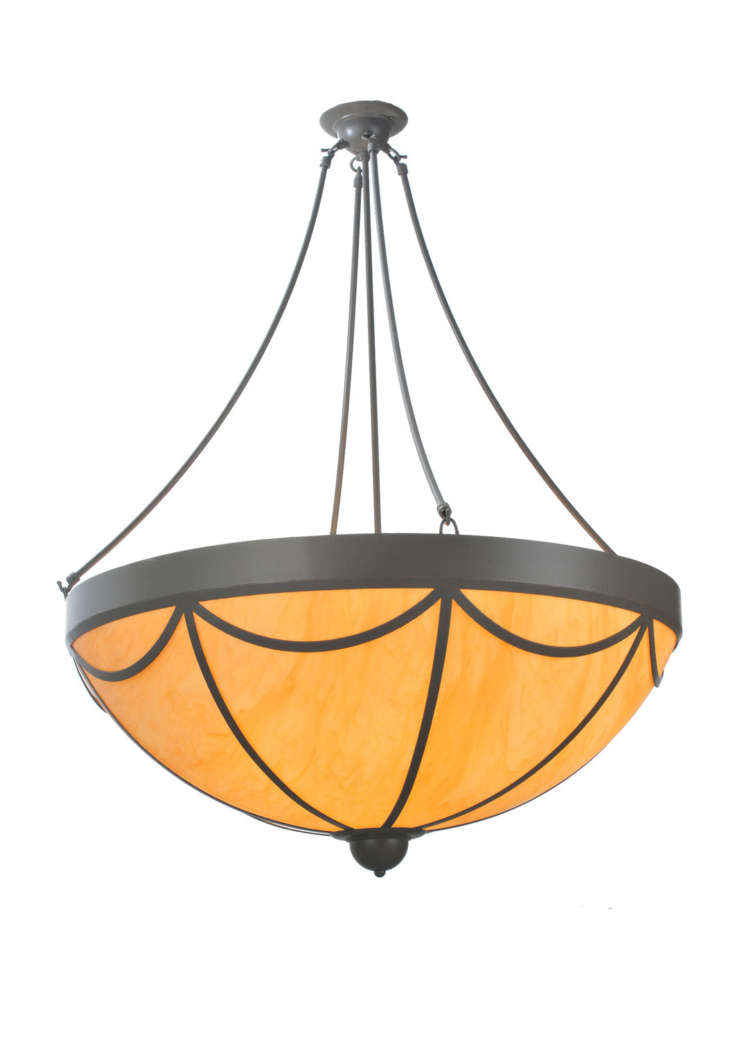 Six Light Inverted Pendant