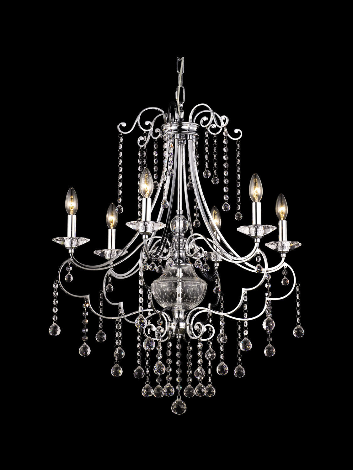 Six Light Vase