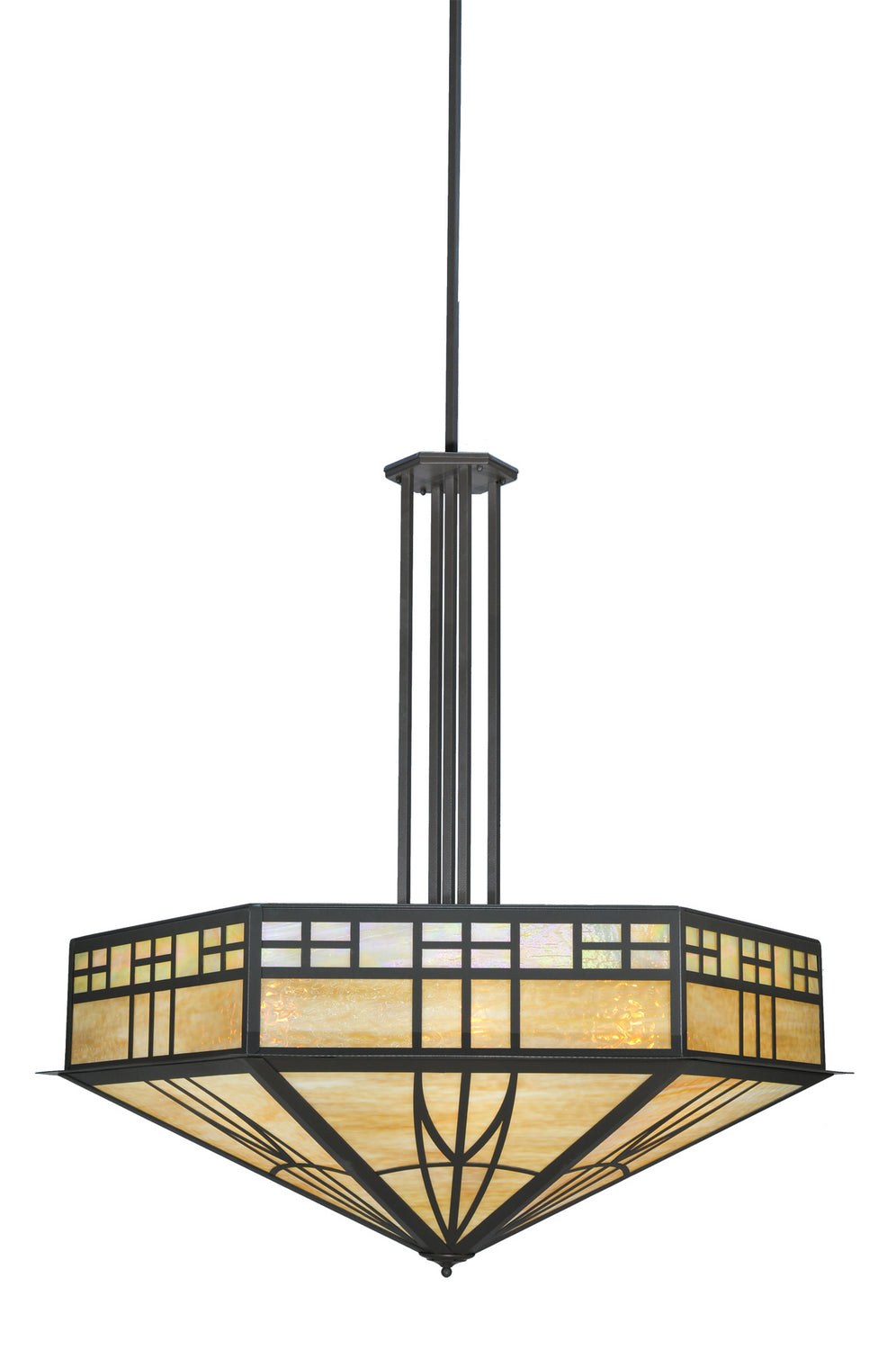 Six Light Inverted Pendant