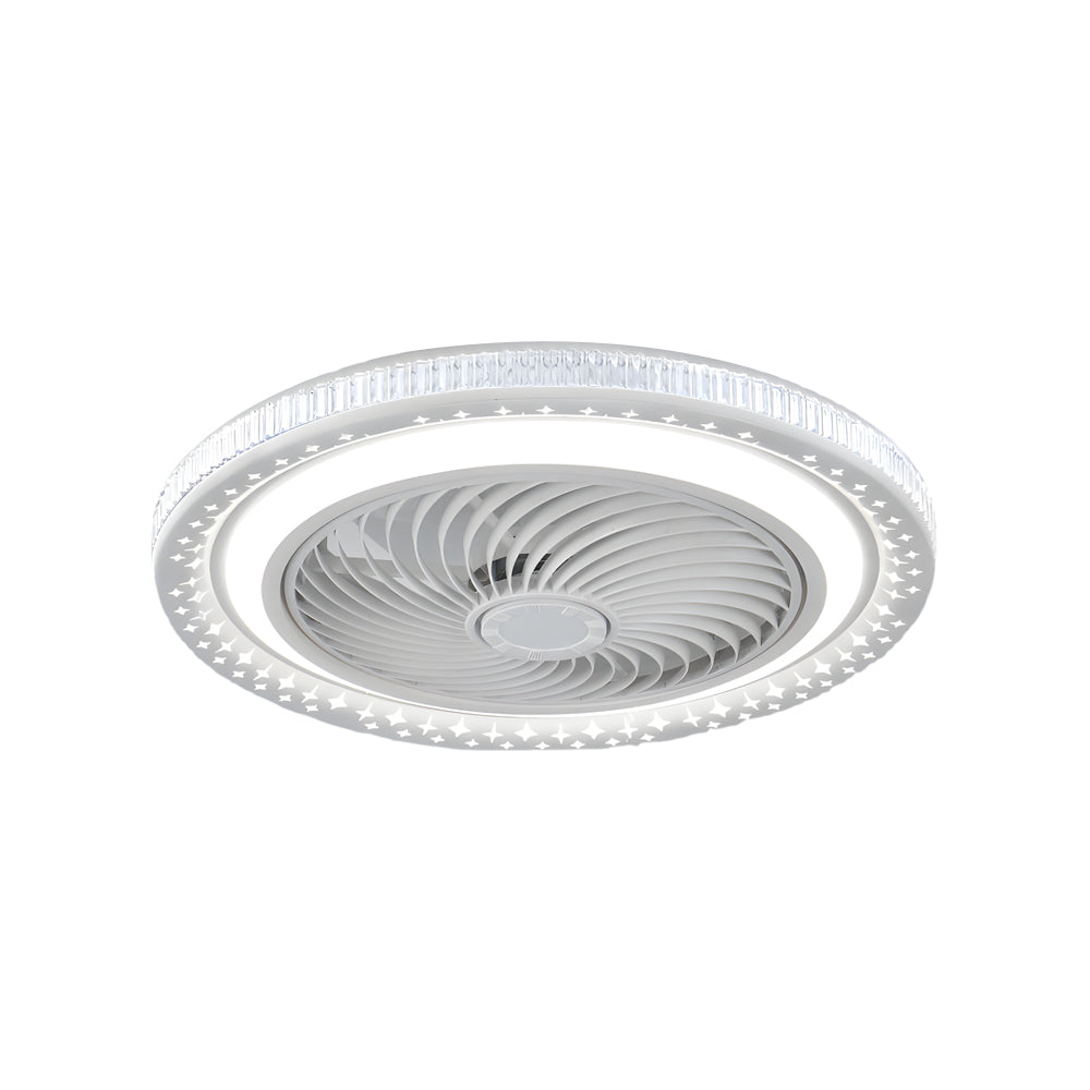 19.7' Bladeless Ceiling Fan with LED Light and Remote