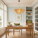 natural-woven-rattan-scalloped-pendant-light