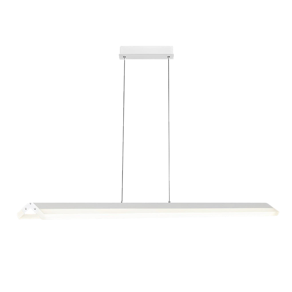 Minimalist Creative Strip LED Neutral Light Metal Modern Chandelier