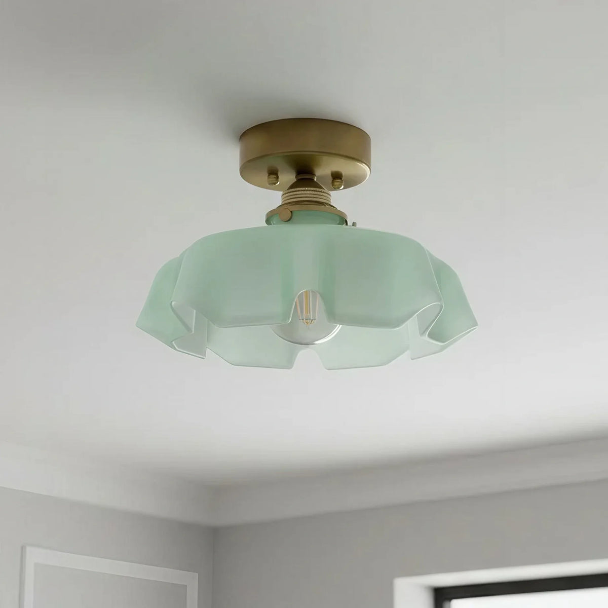 traditional-french-glass-floral-ceiling-light