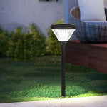 27 6 Inch H Black Garden Solar Pathway Lights
