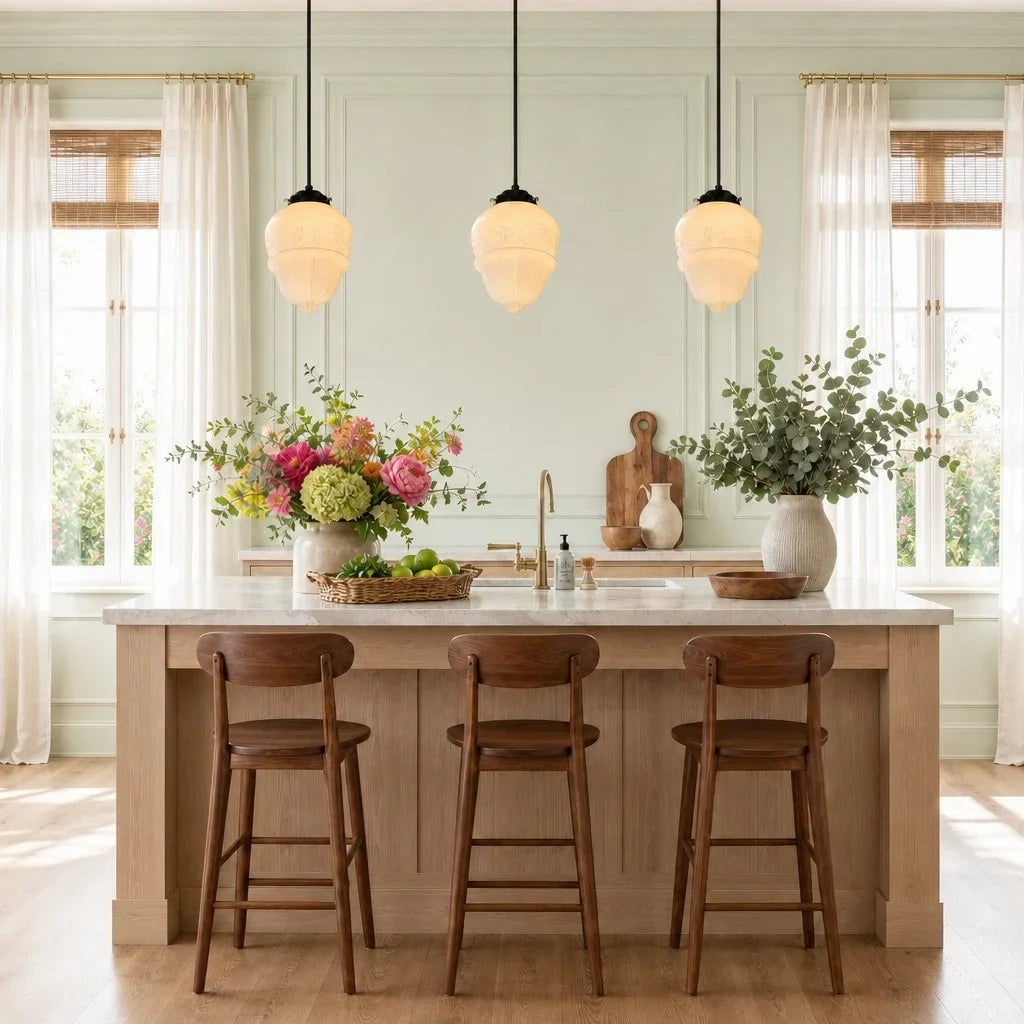 vintage-art-deco-geometric-milk-glass-pendant-light