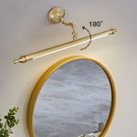 Antique Gold Rotatable Led Bathroom Vanity Light