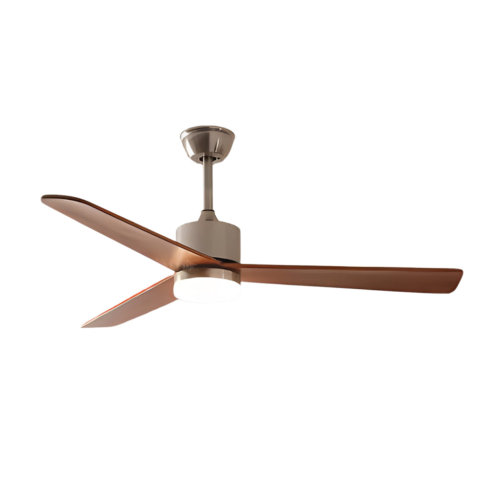 42'/52' LED 3-Blades Wood Ceiling Fan Light with Remote