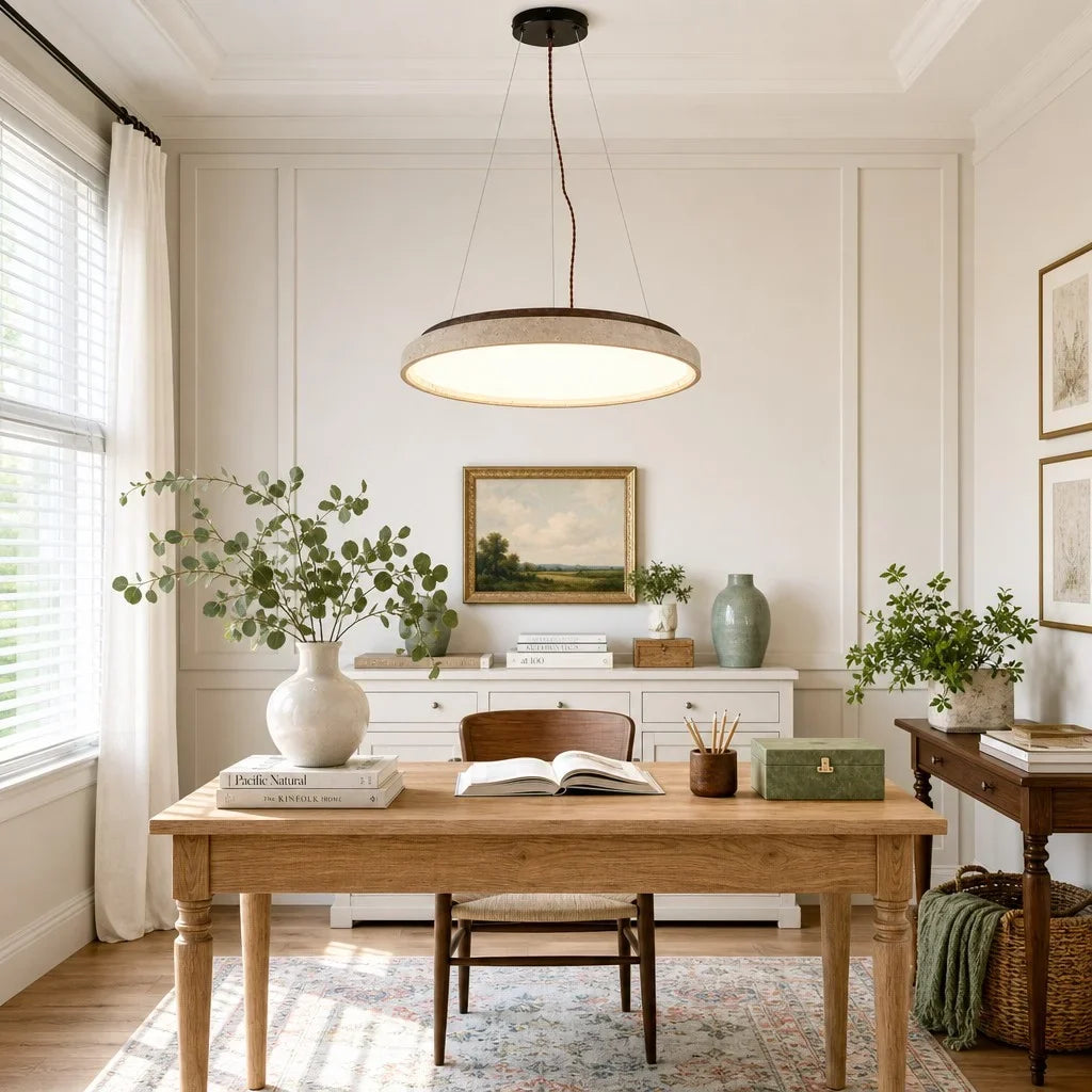 modern-round-wabi-sabi-travertine-wood-and-stone-pendant-light