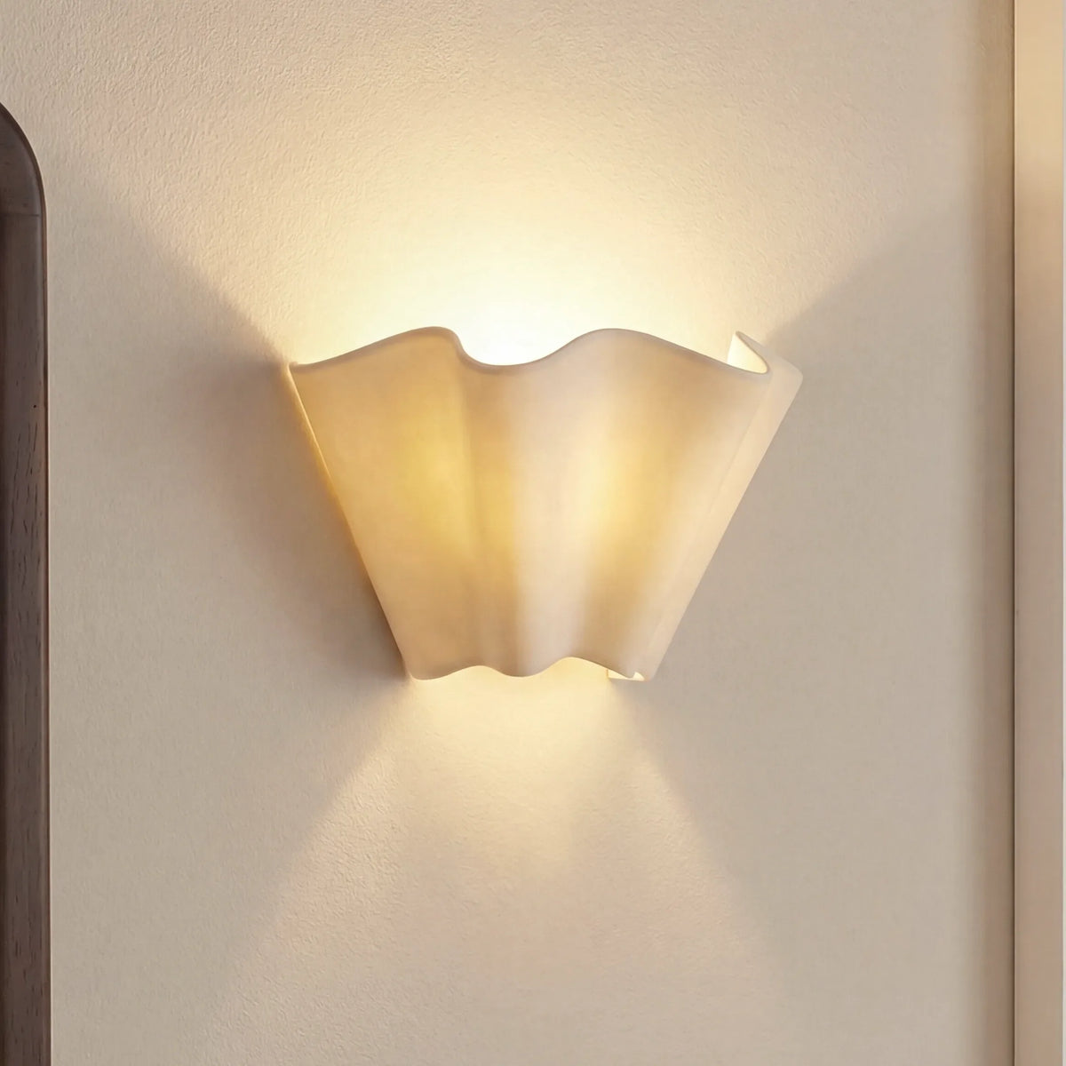 issac-modern-ivory-floral-linen-wall-lamp