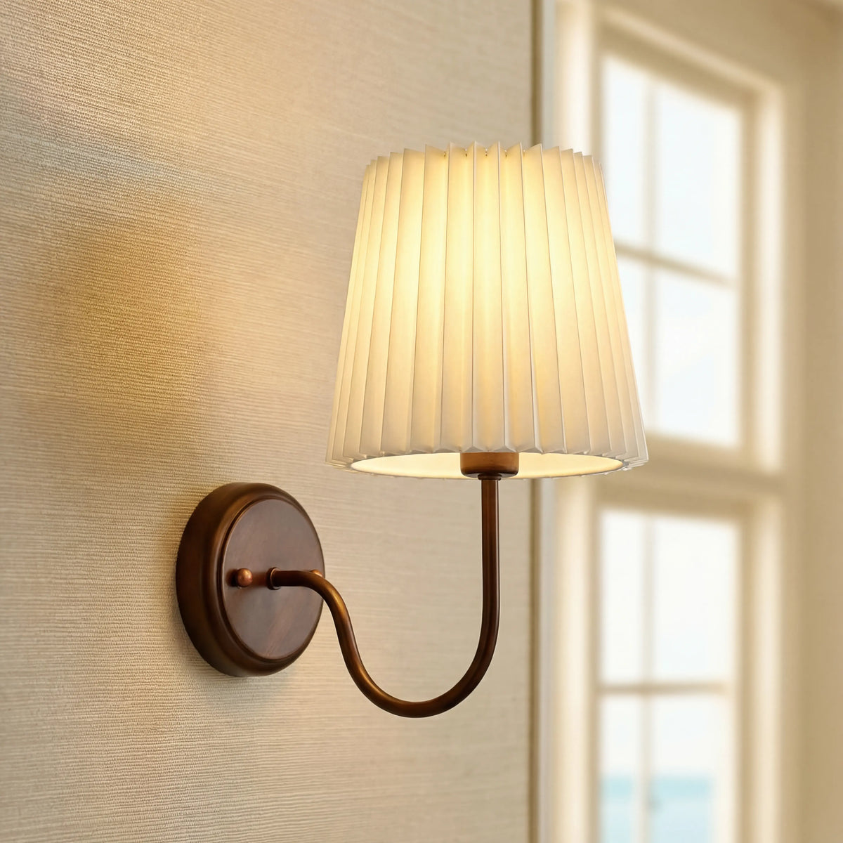theodore-retro-pleated-fabric-iron-wall-sconce