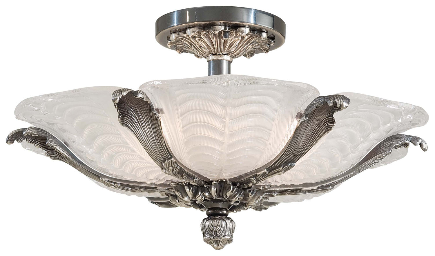 Six Light Semi Flush Mount