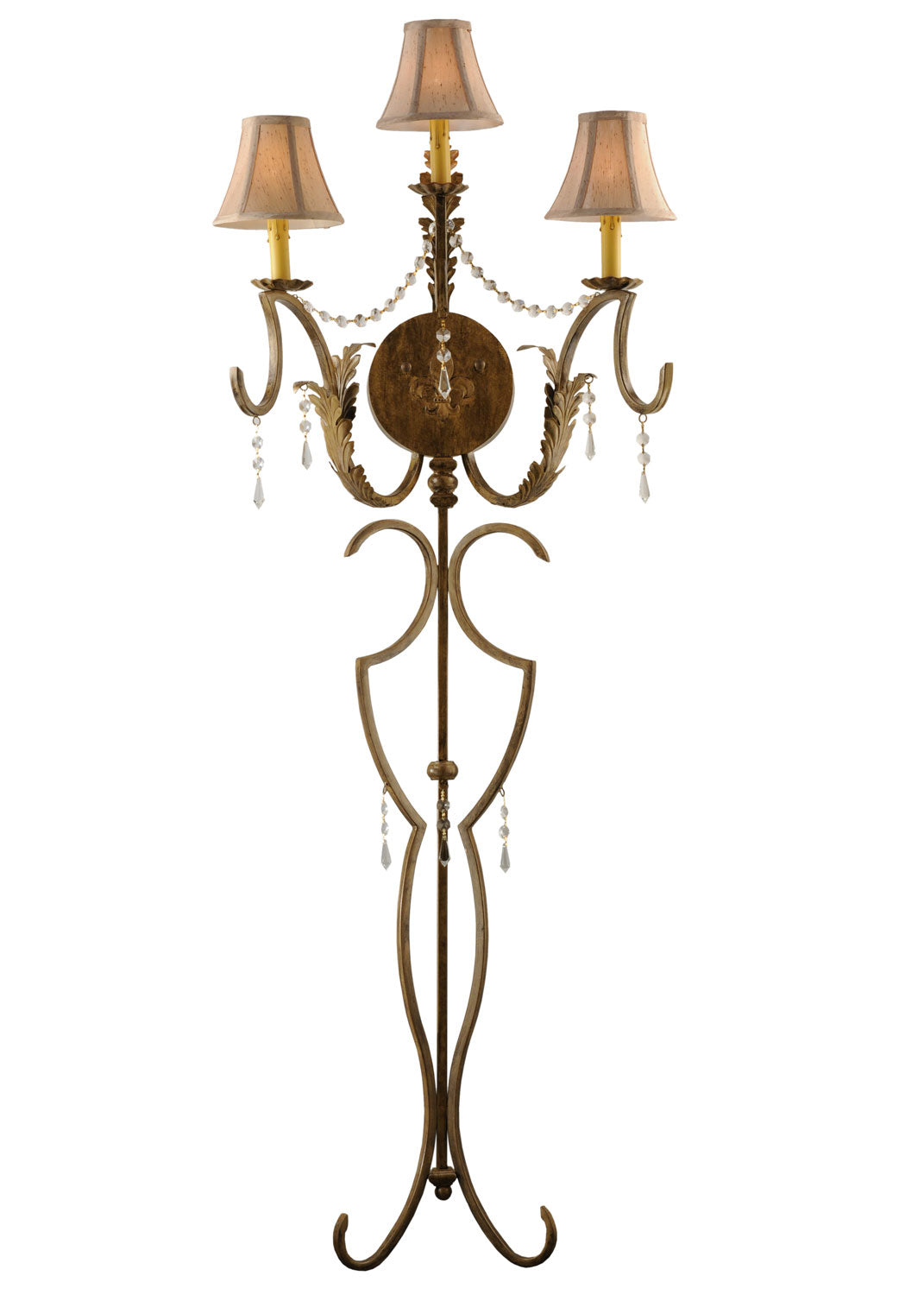 Three Light Wall Sconce