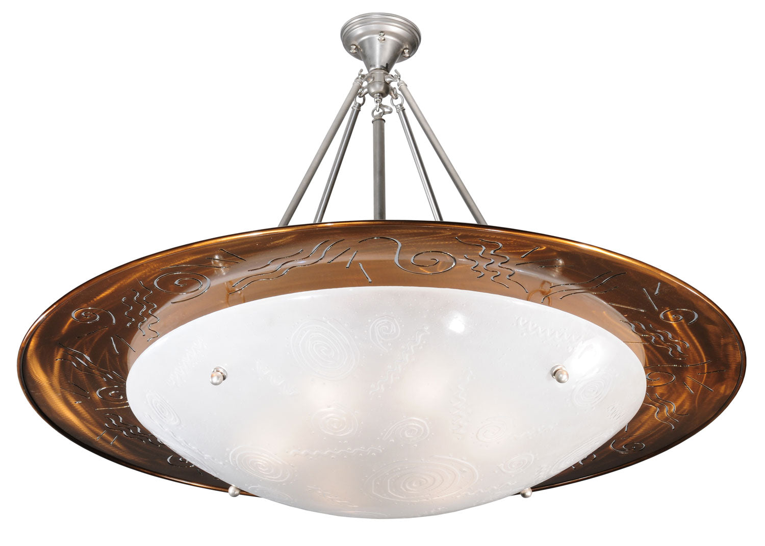 Six Light Semi-Flushmount