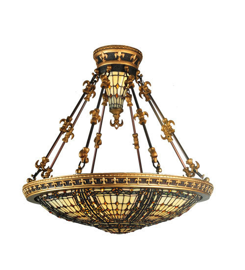 Six Light Semi-Flushmount
