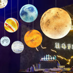 3D Planet Ball Pendant Lamp