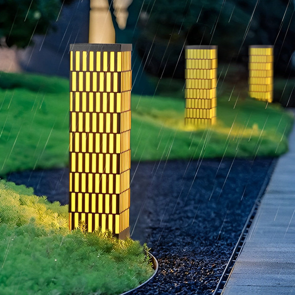 Grid Designed Outdoor Landscape Lighting Ha079570