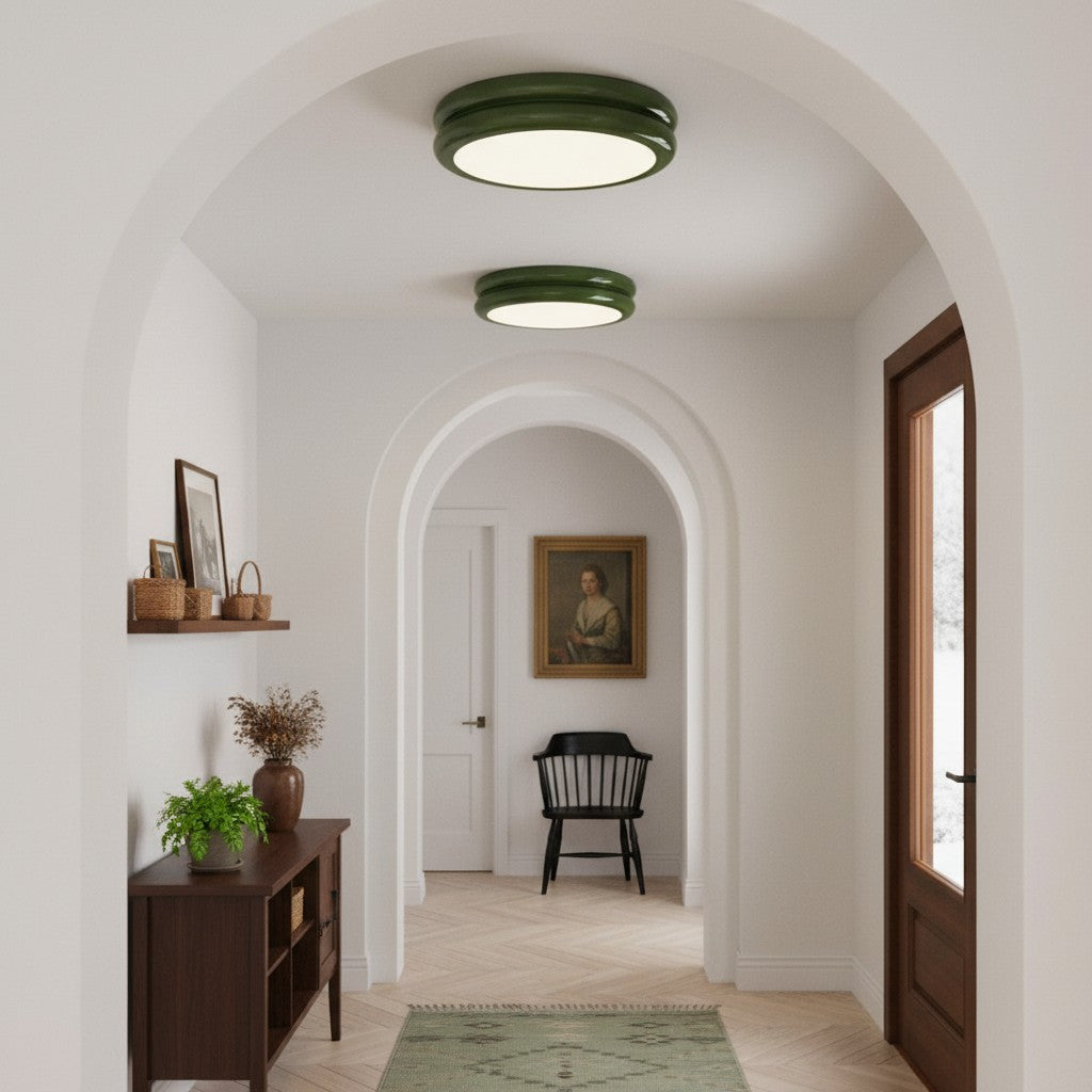 river-modern-green-circular-ceiling-light