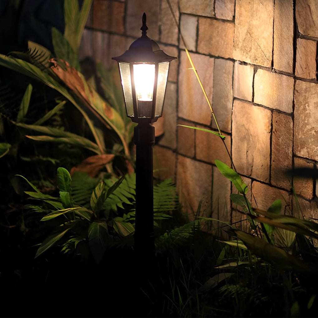Retro Black Outdoor Pathway Light Li002091