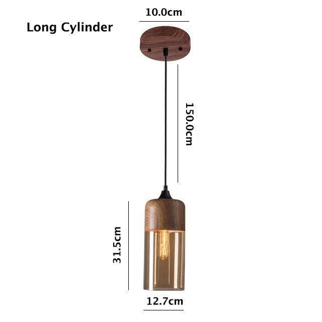 nordic-woody-metal-pendant-led-light-with-tea-colored-glass-shade