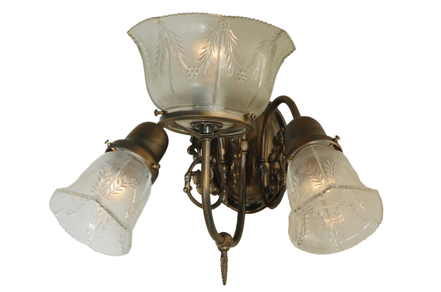 Three Light Wall Sconce