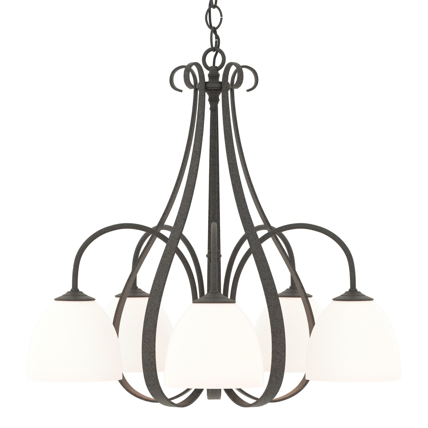 Sweeping Taper Five Light Chandelier