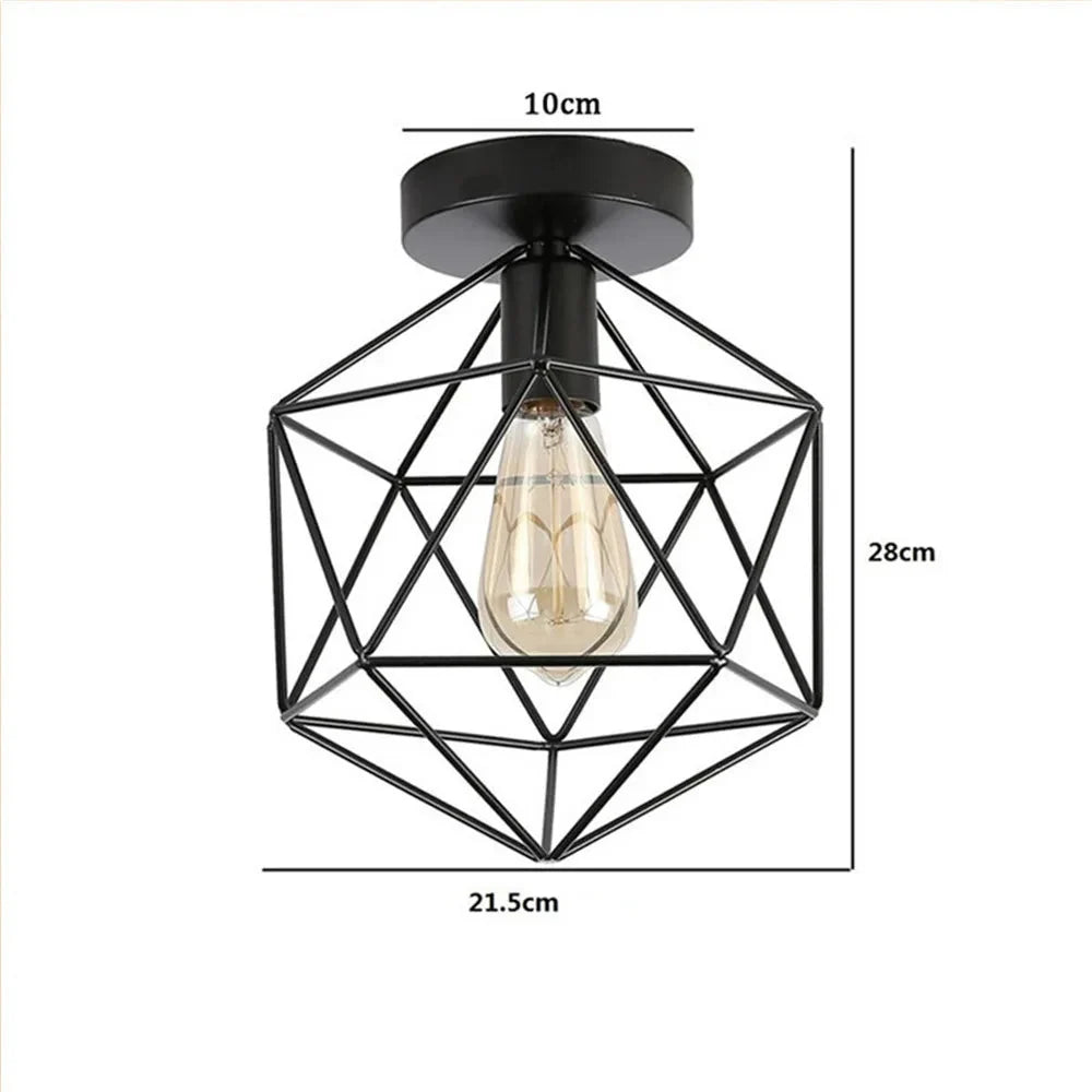 retro-industrial-metal-frame-ceiling-light-for-porch-hallway-kitchen-bathroom-69ui9501