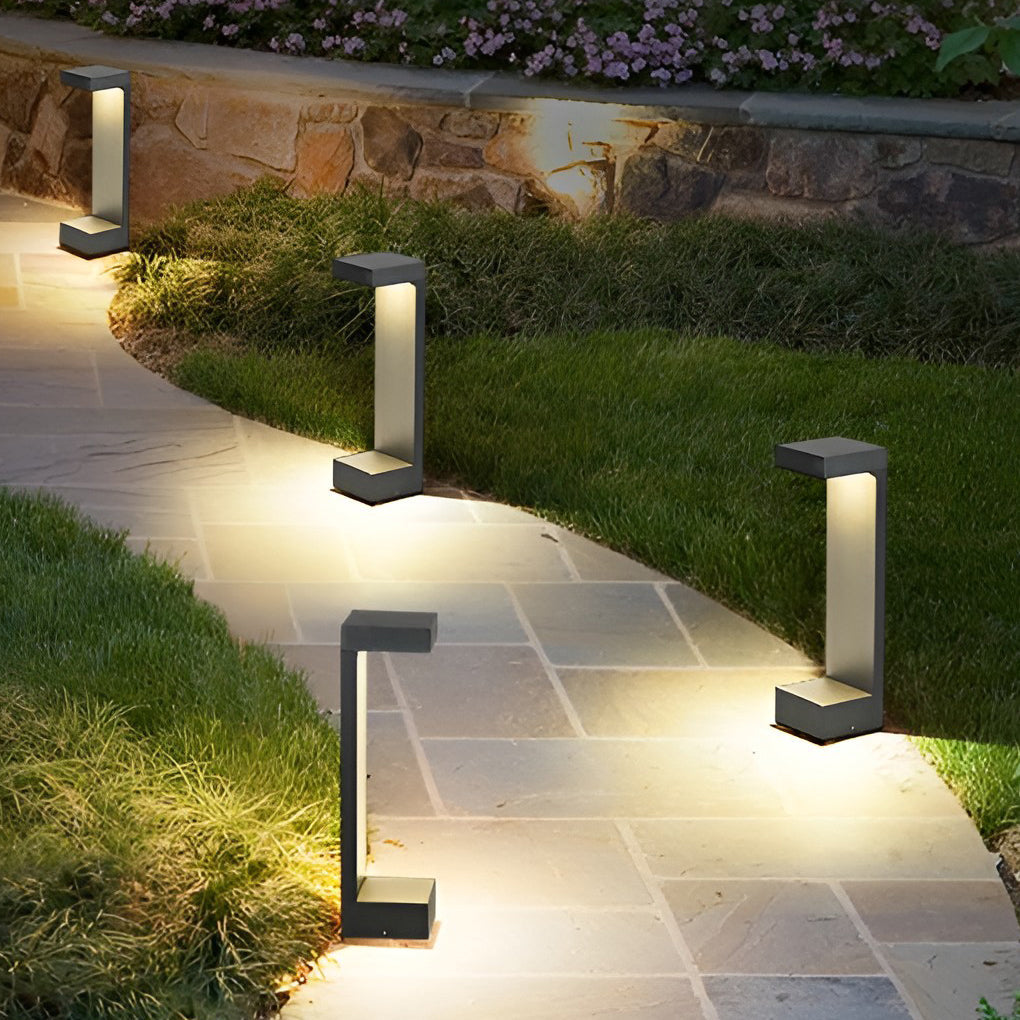 Rectangle Waterproof Led Modern Outdoor Pathway Light