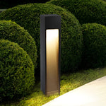 Square 5W Led Waterproof Black Modern Pathway Light