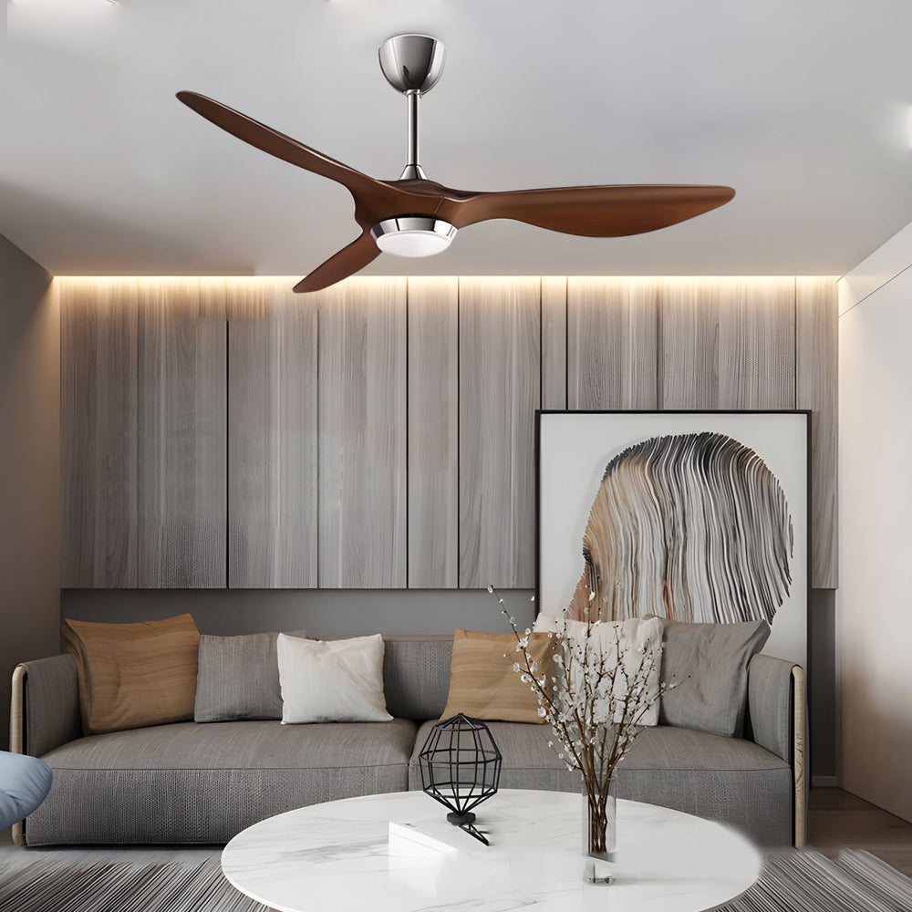 Envy 52' 3-Blade LED Ceiling Fan with Lights and Remote 6 Fan Speeds Ceiling Fan Light for Living Room