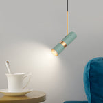 Creative Cylindrical Led Three Step Dimming Modern Pendant Lights Hanging Lamp