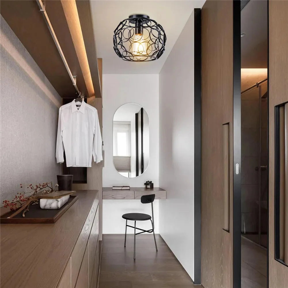 retro-industrial-metal-frame-ceiling-light-for-porch-hallway-kitchen-bathroom-69ui9501