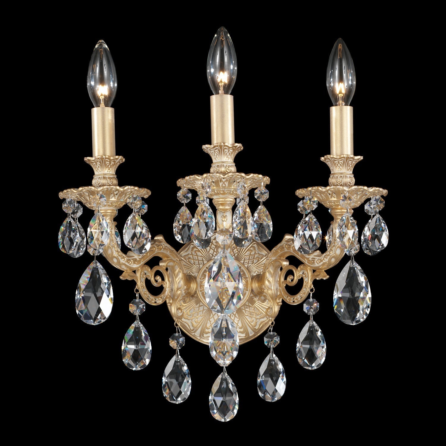 Three Light Wall Sconce