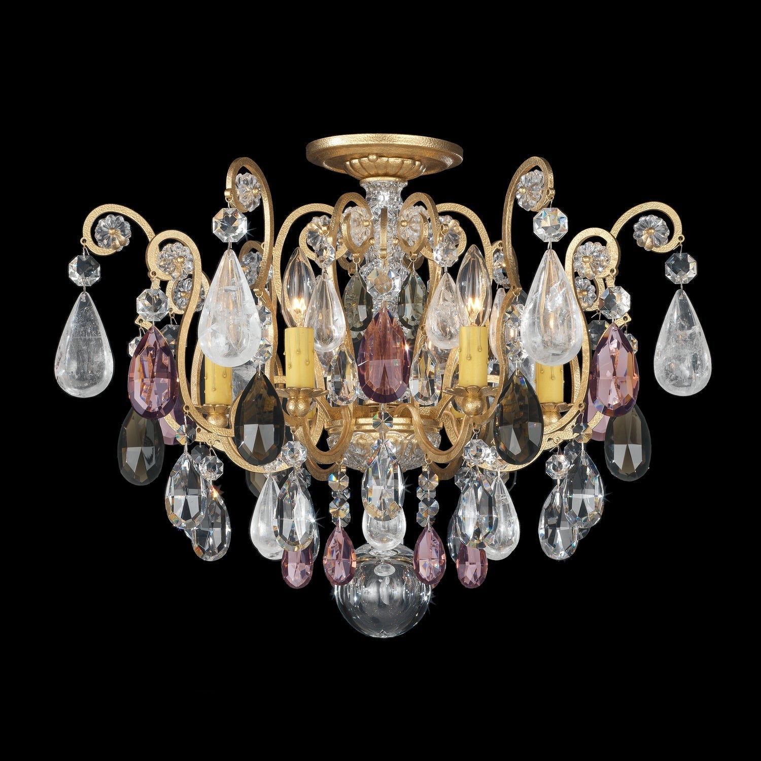 Six Light Semi-Flush Mount
