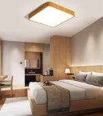 wooden-square-led-flush-mount-ceiling-light-in-scandinavian-style