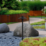 Mushroom Shaped Waterproof Led Black Outdoor Path Lights