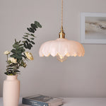 Retro Flower Glass Nordic Kitchen Pendant Lighting Li001973