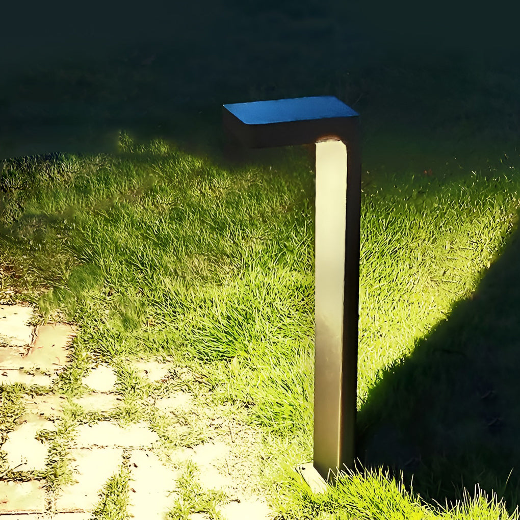 Waterproof Dusk To Dawn Sensor Led Modern Outdoor Solar Path Walk Lights Landscape Lights