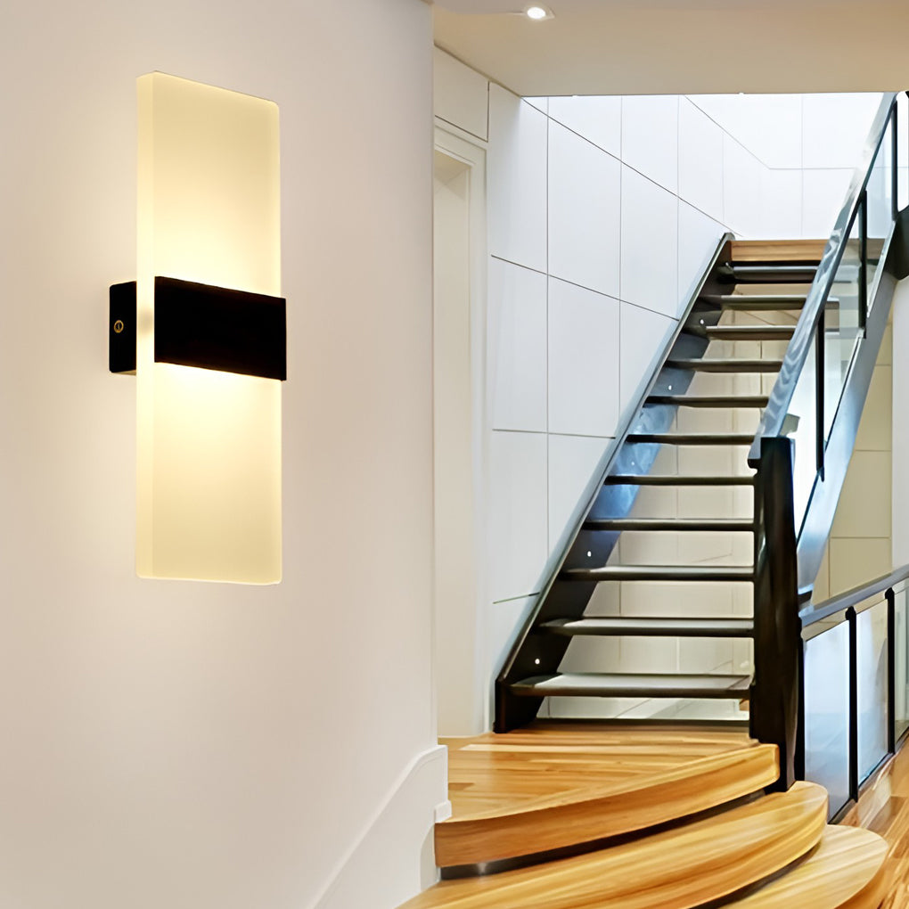 Rectangular Acrylic 6W Modern Wall Lamp
