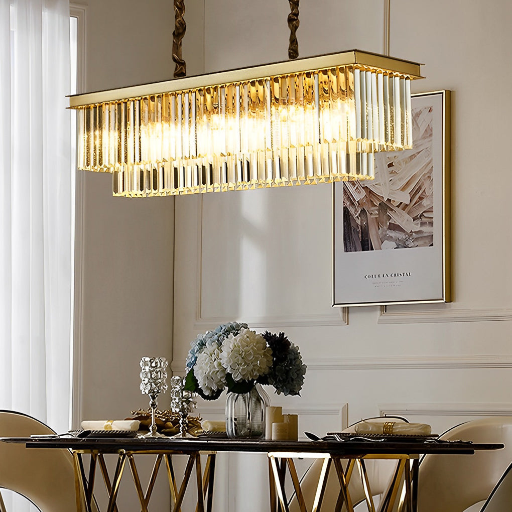 4 Layers Crystal Modern Chandelier Ha098805