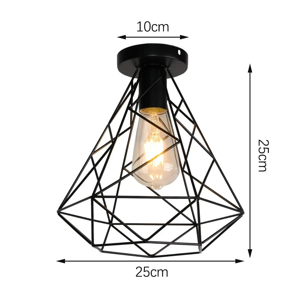 retro-industrial-metal-frame-ceiling-light-for-porch-hallway-kitchen-bathroom-69ui9501