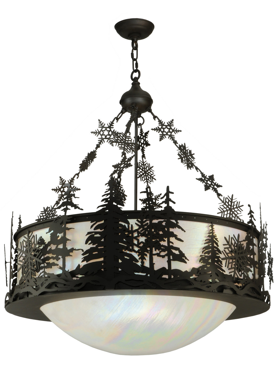 Three Light Inverted Pendant