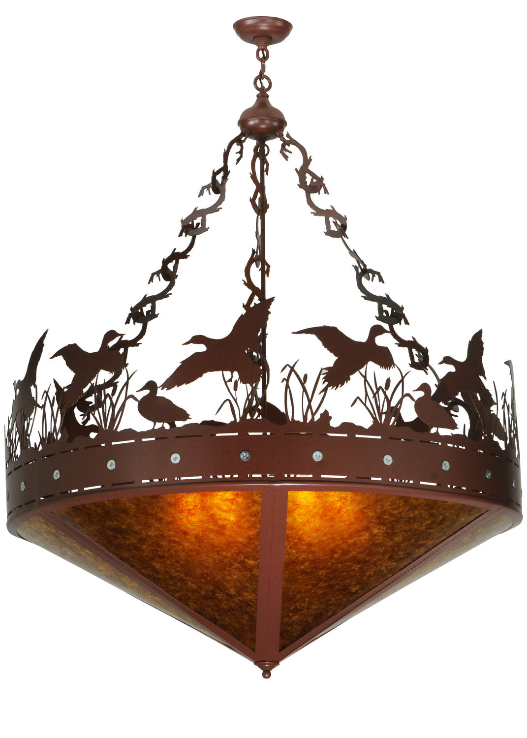 Six Light Inverted Pendant