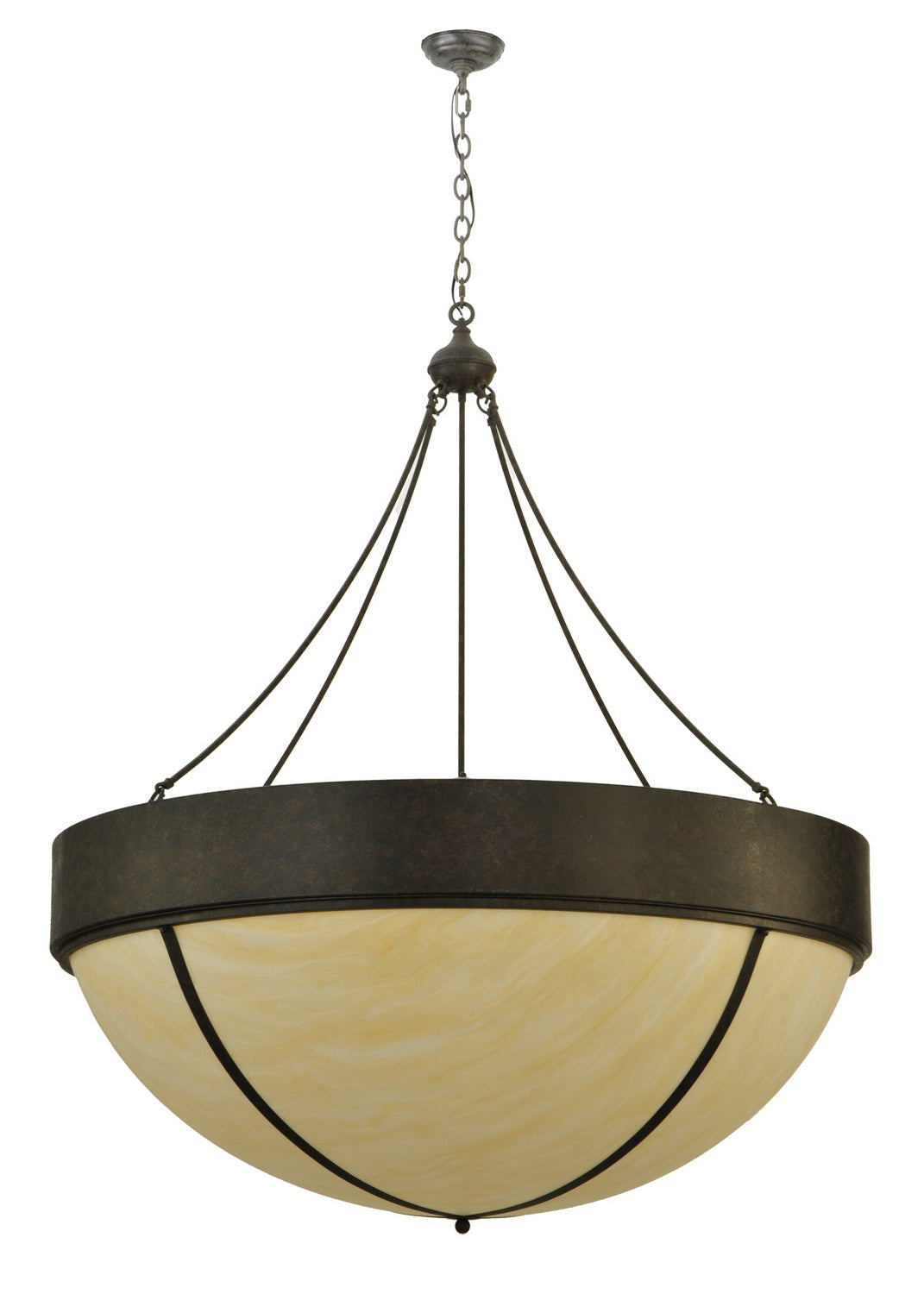 Ten Light Inverted Pendant
