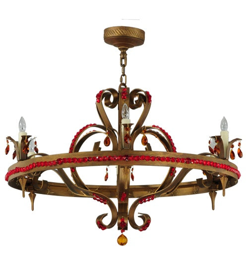 Six Light Chandelier