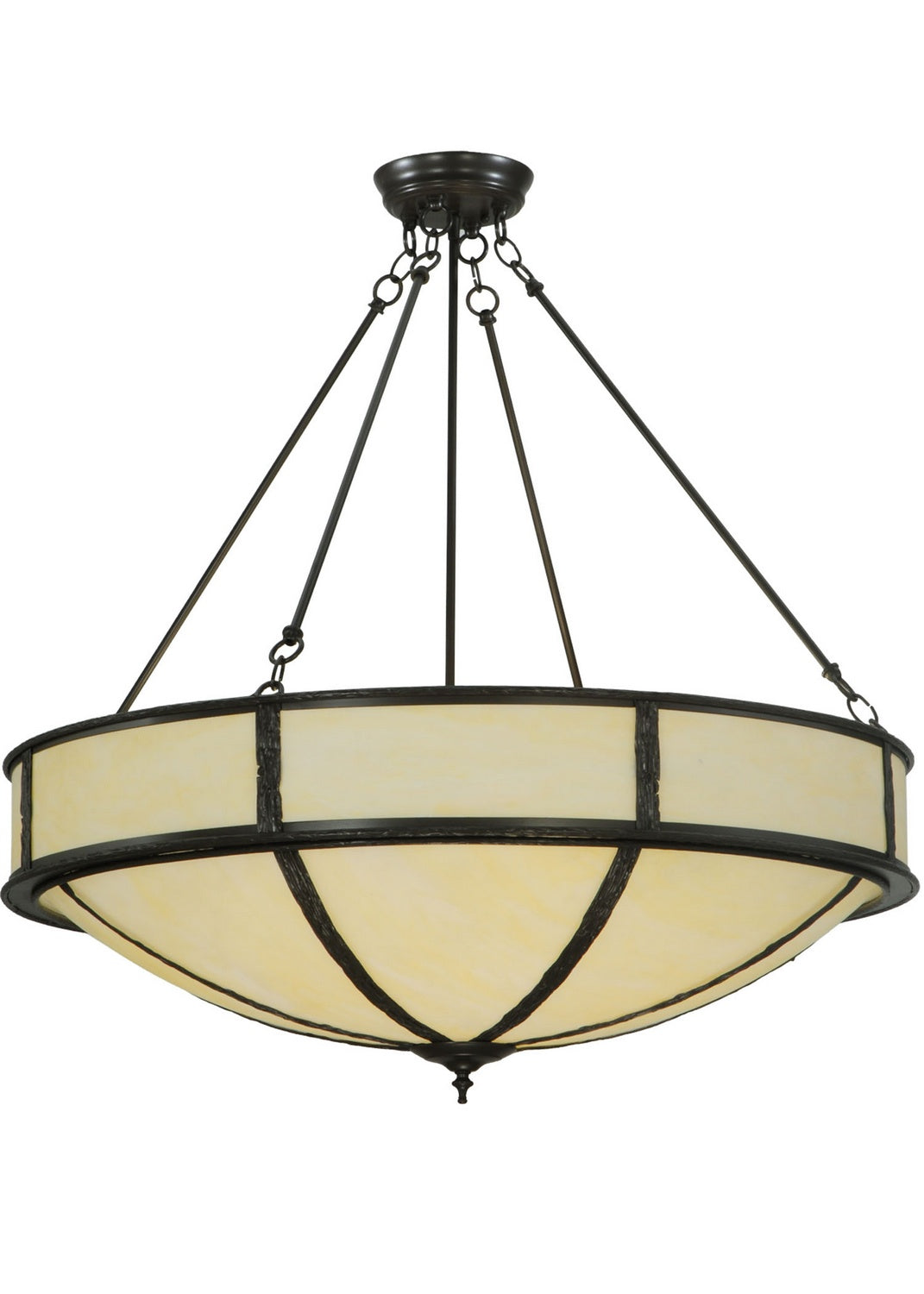 Six Light Inverted Pendant