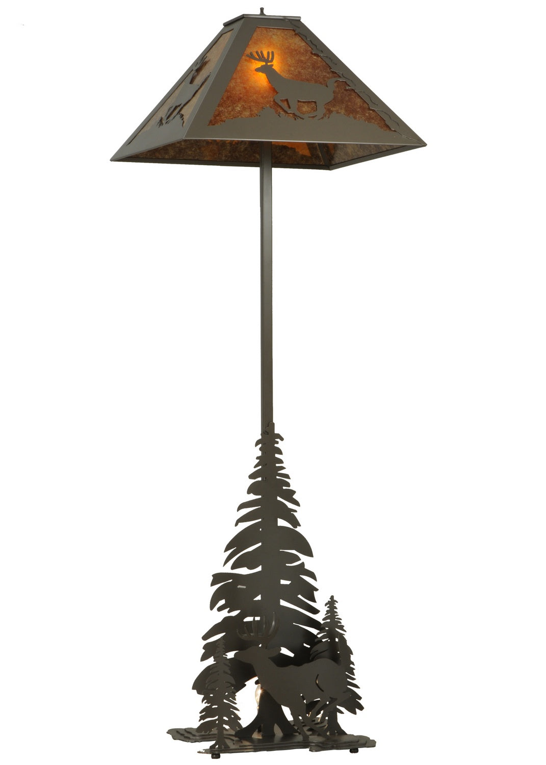 Two Light Floor Lamp