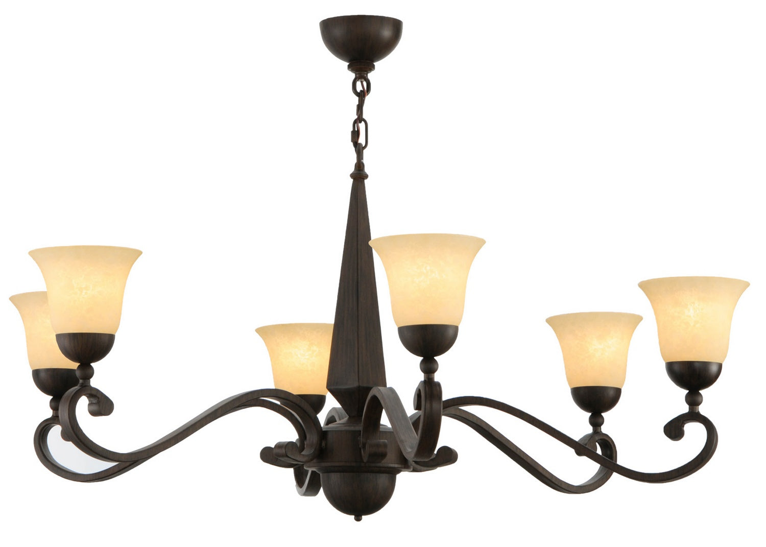Six Light Chandelier