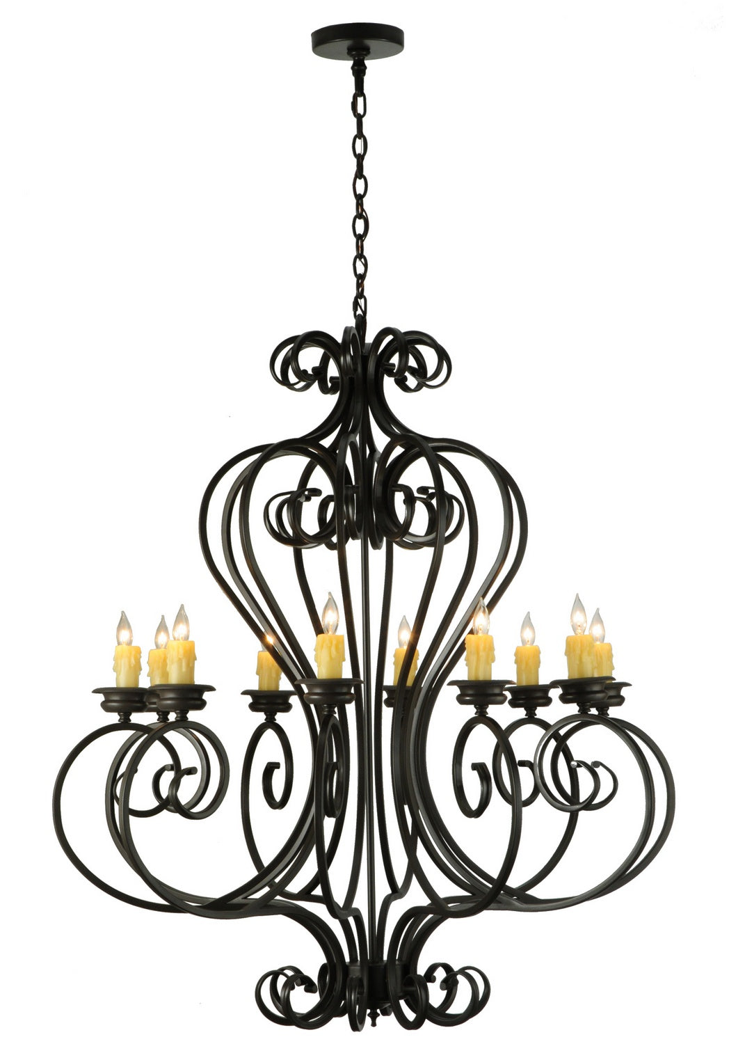 Ten Light Chandelier