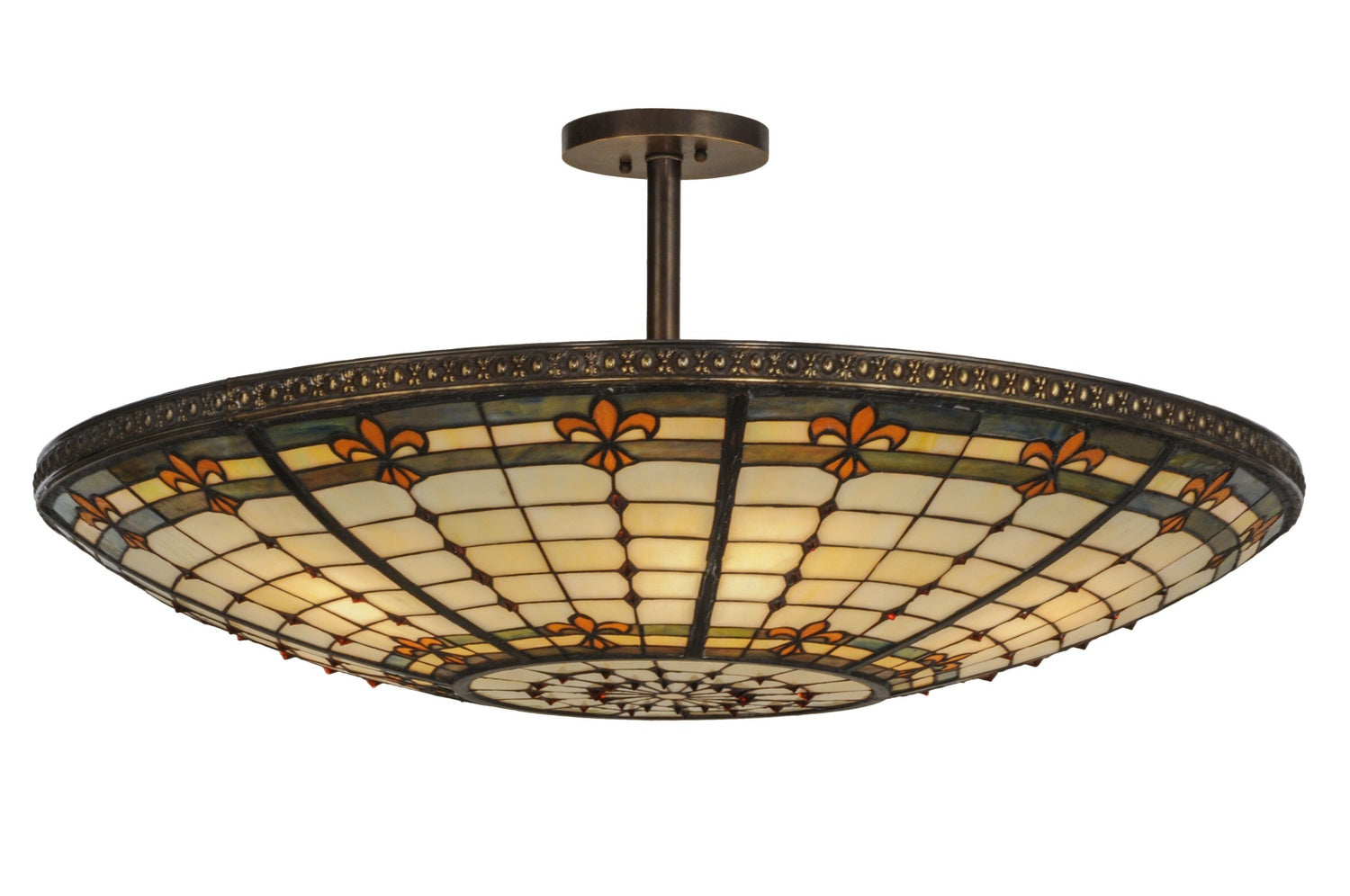 Six Light Semi-Flushmount